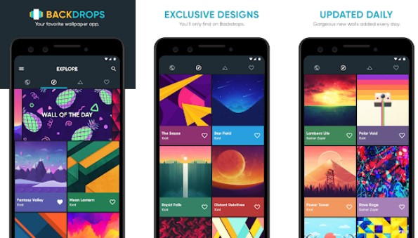 backdrops wallpapers MOD APK Android