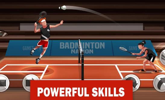 Gameplay screenshot from badminton league for Android