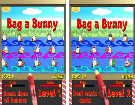 Gameplay screenshot from bag a bunny pro for Android
