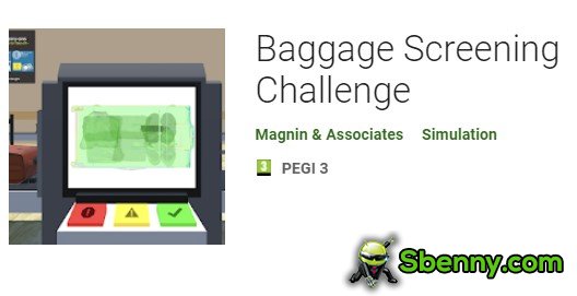 sfida di screening dei bagagli