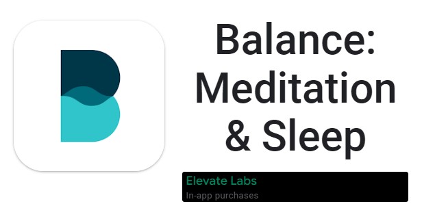 balans meditatie en slaap
