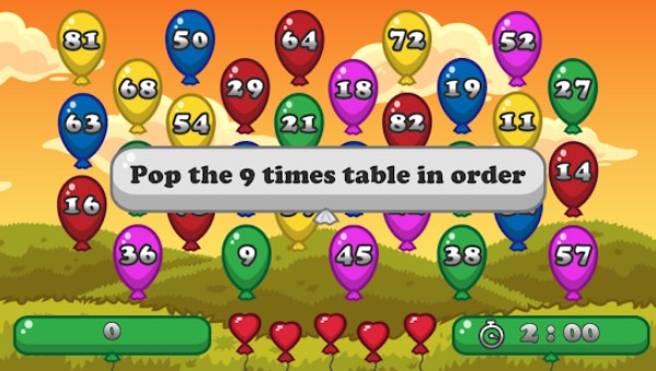 Gameplay screenshot from balloon times for Android