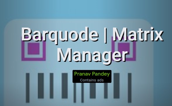 Barcode-Matrix-Manager