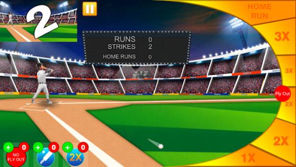 Gameplay screenshot from baseball challenge game 2017 for Android