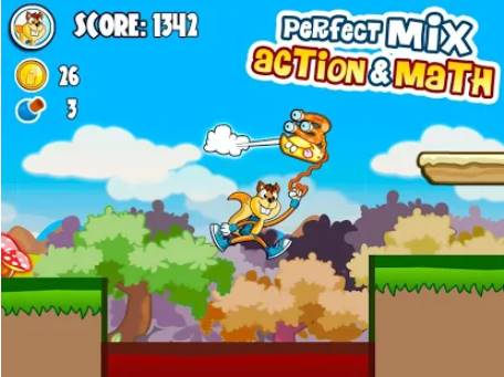 Gameplay screenshot from basic math games for kids addition subtraction for Android