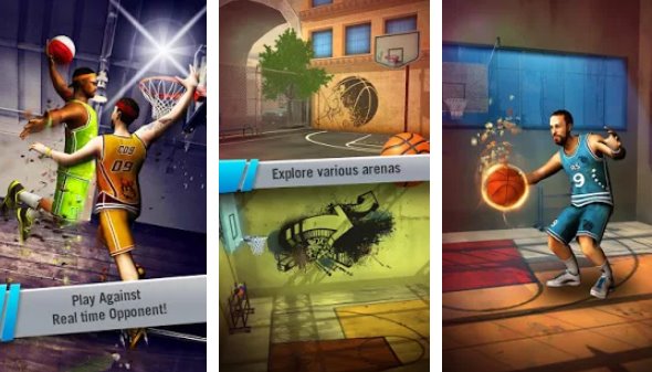 Gameplay screenshot from basketball games 2018 for Android