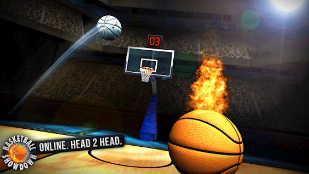 Gameplay screenshot from basketball showdown for Android