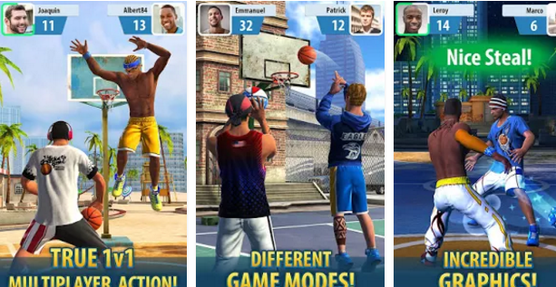 Gameplay screenshot from basketball stars for Android