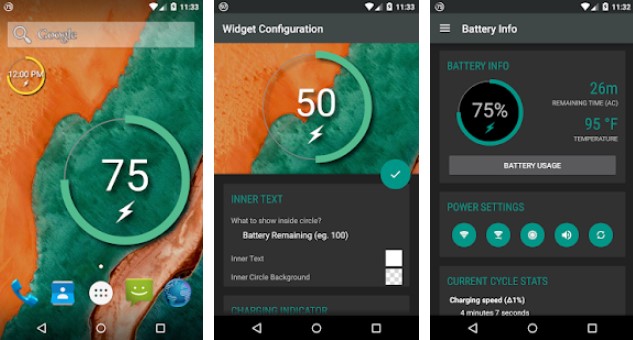 Batterie Widget wiedergeboren 2021 APK Android