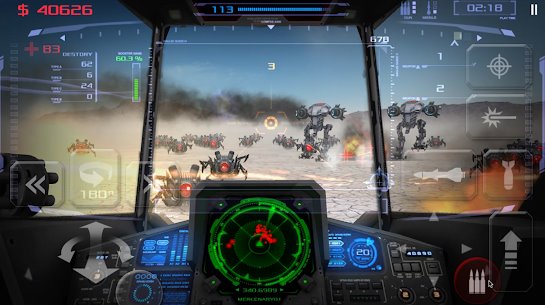Gameplay screenshot from battle of dry lake 24 for Android