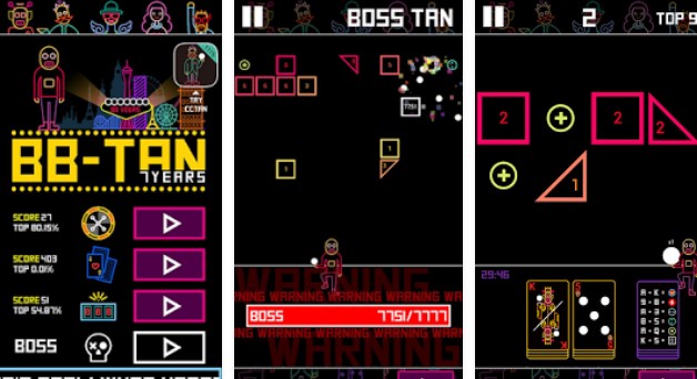 Gameplay screenshot from bbtan 7years for Android