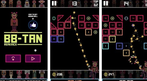 Gameplay screenshot from bbtan by 111 for Android