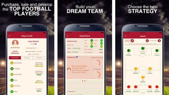 Gameplay screenshot from be the manager 2019 football strategy for Android