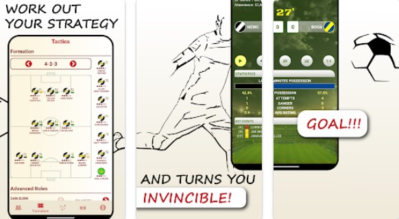 Gameplay screenshot from be the manager 2023 soccer for Android