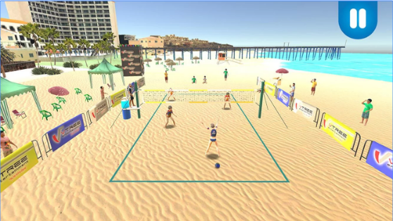 пляжный волейбол 2016 MOD APK Android