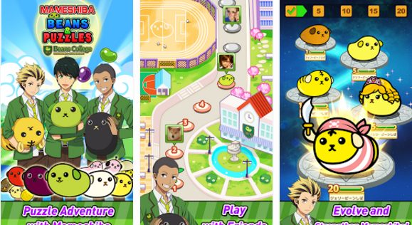 Gameplay screenshot from bean crush adorable match 3 for Android