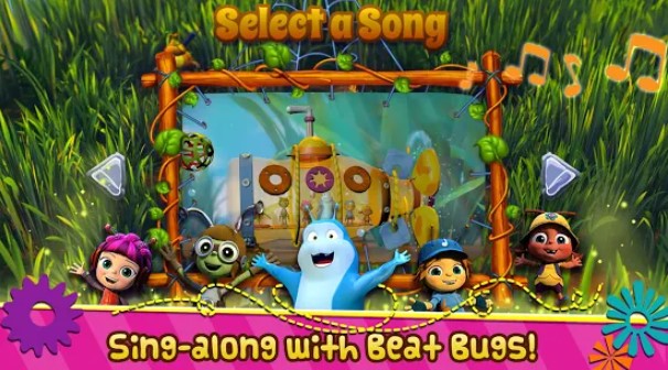 Gameplay screenshot from beat bugs sing along for Android