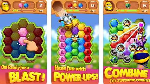 Gameplay screenshot from bee brilliant blast for Android