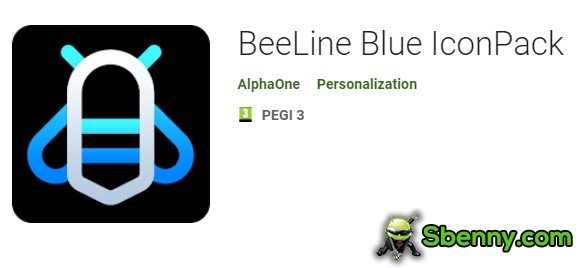 beeline blue iconpack