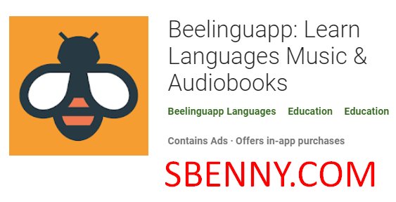 beelinguapp impara le lingue, musica e audiolibri