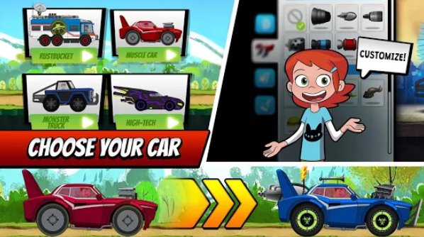 Gameplay screenshot from ben 10 alien race for Android