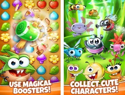 best fiends stars free puzzle game MOD APK Android