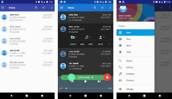 Gameplay screenshot from better youmail for Android