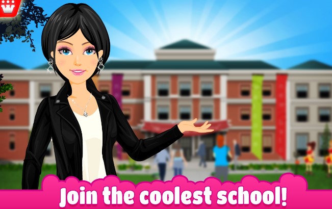 Gameplay screenshot from bff high school fashion for Android