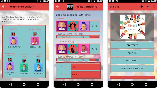 Gameplay screenshot from bff test friends and friendship for Android