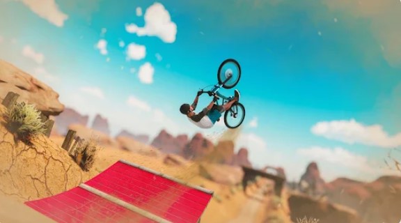 Gameplay screenshot from bicycle stunts bmx bike games for Android