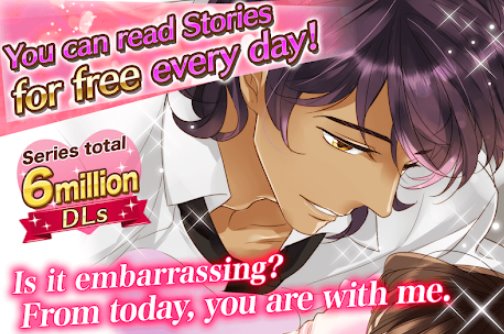 Gameplay screenshot from bidding for love free otome games for Android