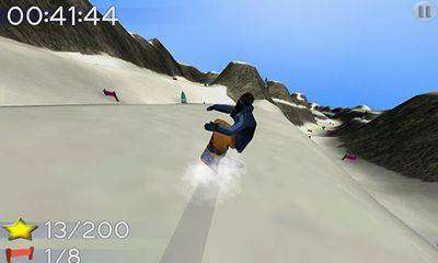 Gameplay screenshot from big mountain snowboarding for Android