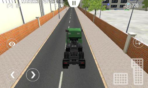 Gameplay screenshot from big truck hero truck driver for Android