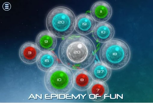 Gameplay screenshot from biotix phage genesis for Android