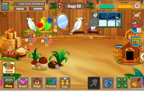 Gameplay screenshot from bird land paradise for Android