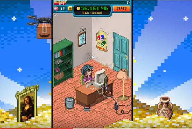 Gameplay screenshot from bitcoin billionaire for Android