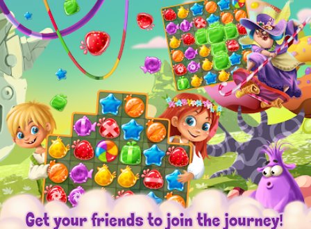 Gameplay screenshot from bits of sweets match 3 puzzle for Android