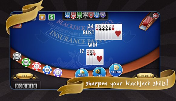 Gameplay screenshot from blackjack2 for Android