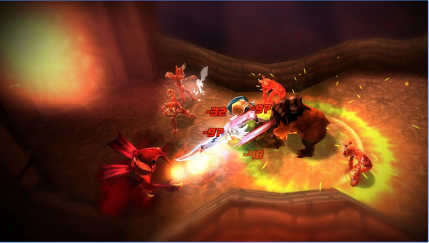 Gameplay screenshot from blade warrior 3d action rpg for Android