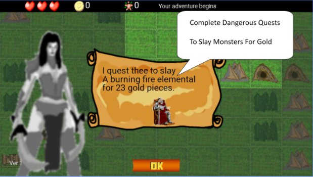 Gameplay screenshot from blades and beasts fantasy rpg for Android