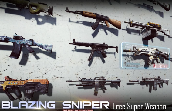 blazing sniper elite killer shoot hunter strike MOD APK Android