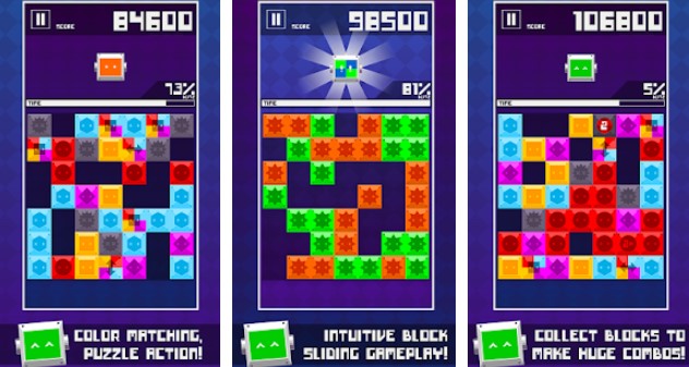 Gameplay screenshot from blitz block robo for Android