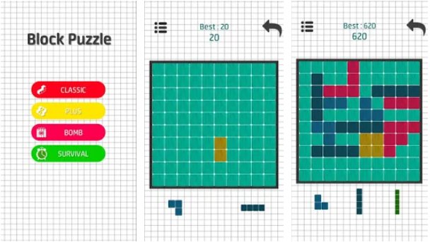 Gameplay screenshot from block puzzle for Android