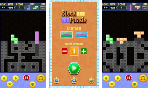 Gameplay screenshot from block puzzle classic for Android