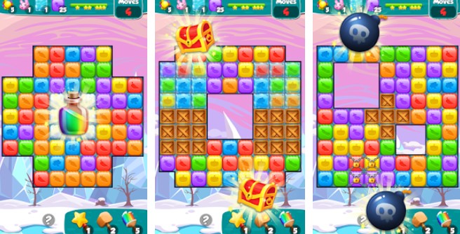 Gameplay screenshot from block puzzle cubes for Android