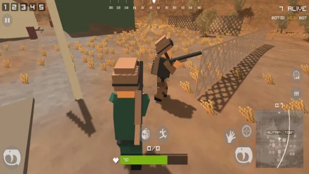 Gameplay screenshot from blockfort battle royale for Android