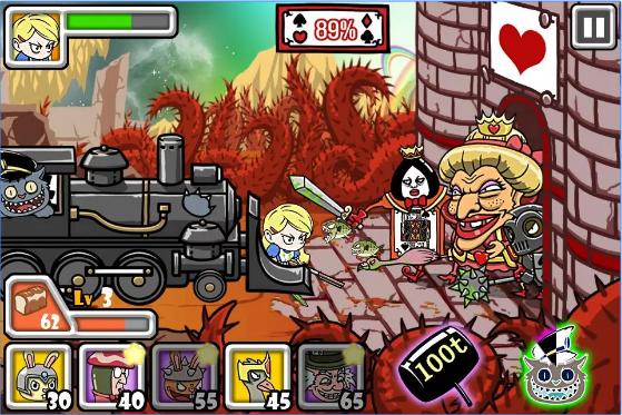Gameplay screenshot from bloody alice defense for Android