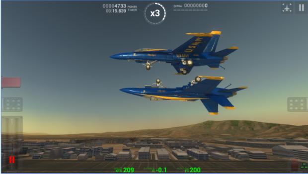 Gameplay screenshot from blue angels ready break for Android
