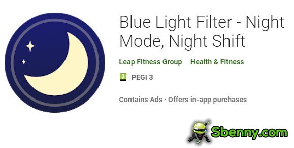 filtro luce blu modalità notturna turno notturno