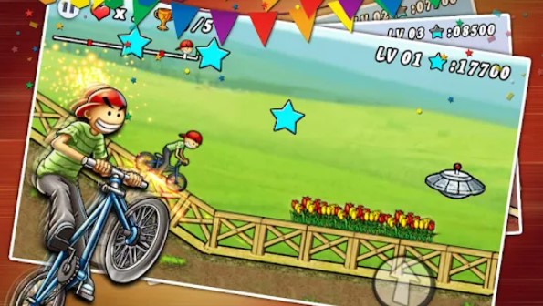 Gameplay screenshot from bmx boy for Android